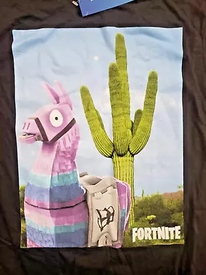 Adult Fortnite Unisex T-Shirt Top Black Loot Llama Epic Games Medium New W Tags • $14.99