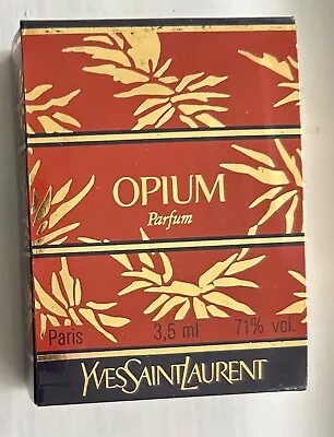 Yves Saint Laurent Vintage Opium Original Formula Pure Parfum/Extrait New In Box • $64.99