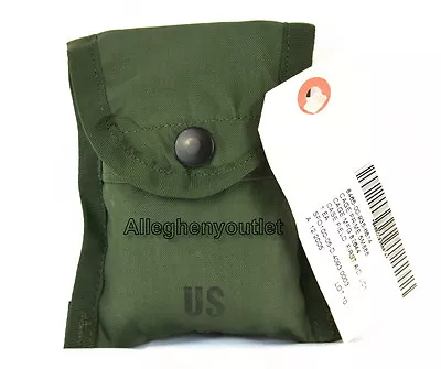 Lot Of 3 NEW US Military Surplus OD First Aid Case Compass Utility Pouch LC1 NWT • $14.95