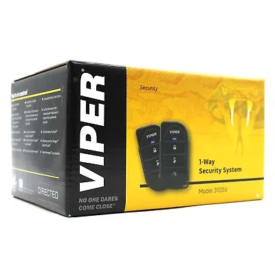 VIPER 1 Way Security System With Keyless Entry Model 3105V READ RED • $84.88