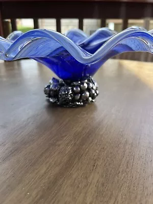 Vintage Murano Wave Glass Bowl • $40