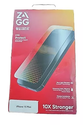 ZAGG Invisible Shield XTR3 10X Glass Screen Protector For Apple IPhone 15 Plus  • $15.30