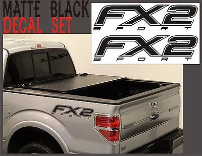 Fx2 SPORT Truck Bed Decals MATTE BLACK Set For Ford F-150 & Super Duty • $12.99