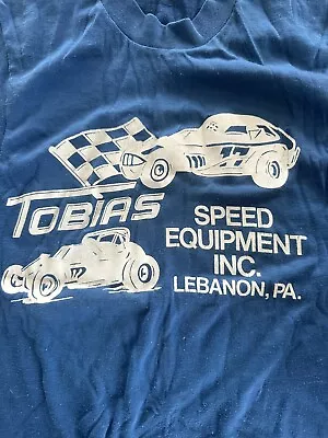 Vintage Tobias Speed Equipment World Of Outlaws Sprint Car Shirt Youth Large • $9.99