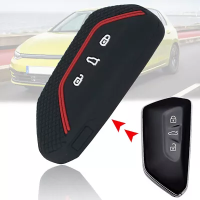 3 Button Remote Case Key Cover For VW Golf 8 Octavia 2020 MK4 Seat Leon Ibiza • $5.99