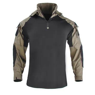 Mens Military Combat Shirt Army Tactical Long Sleeve T-Shirt GEN3 Casual Hoodie • $38.24