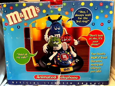 M & M  Talking Animated Telephone • $35