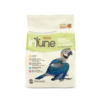 Higgins Intune Macaw HI Fat Hand Feeding Formula Baby Parrot Infant Food 5lb • $48.48