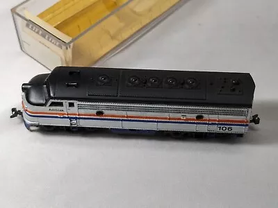 N Scale  Life Like # 7739    AMTRAK    F7  Diesel Locomotive  Tested   AMTK 106 • $16.50