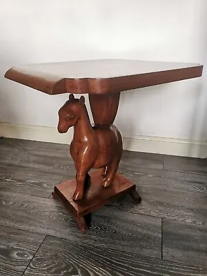 £70 • Buy Vintage Carved Side Table Plant Stand African