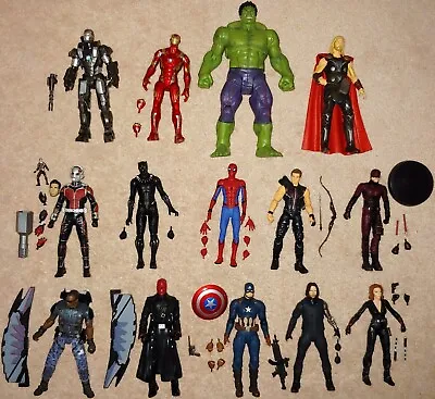 Lot Of 14 Diamond Marvel Select MCU Avengers 7 Inch Action Figures • $263.45