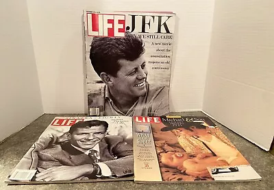 Vintage Life Magazine Lot Of Three 1990's JFK Sinatra Michael Jackson • $18