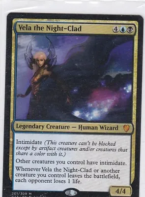 Magic The Gathering - 1 X Vela The Night-Clad (Commander 2017) • $1.05