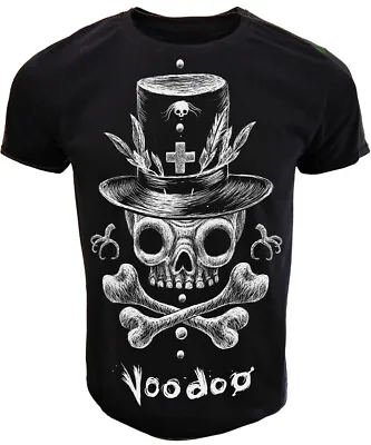 £10.95 • Buy Voodoo T Shirt Mens Womens Gothic Alternative Goth Rock Skull Biker