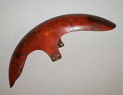 Old Vtg Origina 1960's Wards Riverside Mojave Motorcycle Front Fender Very Nice  • $135