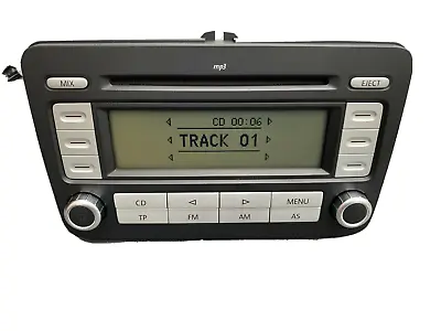 Volkswagen Stereo Passat Touran Golf CD MP3 Player RCD300 TESTED CODE 5M0035186D • $62.13