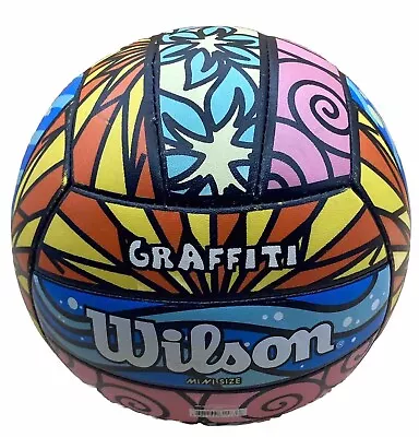 Wilson Mini Graffiti Volleyball 6” Beach Replica • $9.99