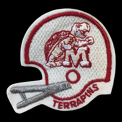 Maryland Terrapins Ncaa College Vintage 3.25  Football Helmet Logo Team Patch • $6.95