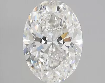 Lab-Created Diamond 3.38 Ct Oval G VS2 Quality Excellent Cut IGI Certified • $1682.45