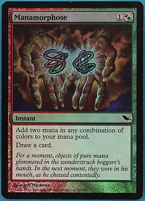 Manamorphose FOIL Shadowmoor HEAVILY PLD Red Green Common CARD (405990) ABUGames • $24.29