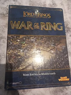 GW LoTR - War Of The Ring Rulebook OOP Ok Condition • £25