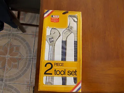 Fuller 2pc Tool Set Vintage Gift Set Adjustable Wrench And Pliers Set NOS Tools • $40