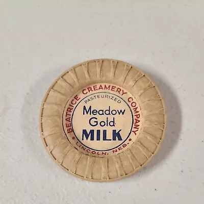 Beatrice Creamery Company-Meadow Gold Milk Cap-Lincoln Nebraska • $10