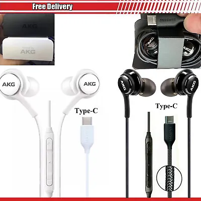 £3.95 • Buy AKG USB Type-C Headphones Earphones For Samsung Galaxy S23 S22 S21 Note10 20 5G