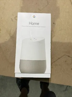 $135 • Buy Google - Home Smart Speaker - White Slate