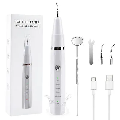 $23.49 • Buy Powerful Ultrasonic Plaque Remover For Teeth 5 Modes Dental Tooth Cleaner Kit