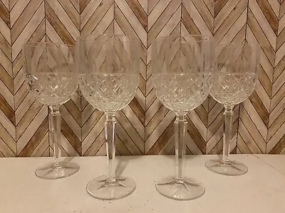 4 MARQUIS By WATERFORD BROOKSIDE All Purpose Wine Glasses  Crystal Goblets • $31.50