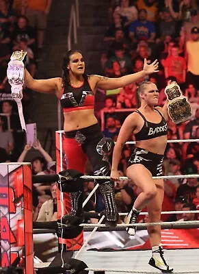 RONDA ROUSEY & SHAYNA BASZLER 8x10 COLOR PHOTO ROH ECW WWE NXT AEW IMPACT 39 • $7.96