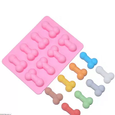 Funky Willy Penis Silicone Mould Chocolate Jelly Ice Cube Mold Hen Night Party • £2.66