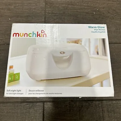 New Sealed Munchkin Baby Wipe Warmer With Nightlight Warm Glow View Open Box • $25