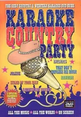 Karaoke Country Party DVD (2001) Cert E Highly Rated EBay Seller Great Prices • £3.79