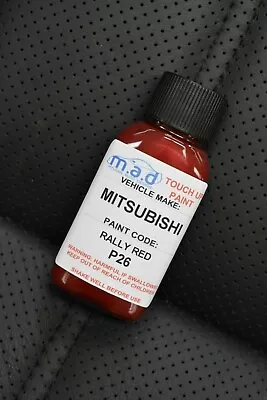 Mitsubishi Rally Red P26 Paint Touch Up Kit 30ml Shogun L200 Mirage • $17.05