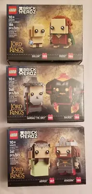 Lego Brick Headz Lord Of The Rings 40630 40631 40632 New • $78