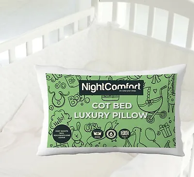 NightComfort Polypropylene Cot Bed Duvet And Pillow 4.5 Tog 7.5 Tog 9 Tog • £7.20