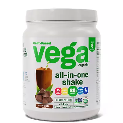 Vega One Organic All-in-One Plant Protein Powder Chocolate 20g Protein 13.2oz • $46.28