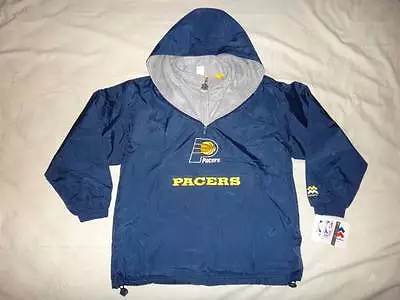 NWT Indiana Pacers NBA 1/4 Zip Snowboard Fleece Hoodie Pullover Youth Size S-XL • $23.96