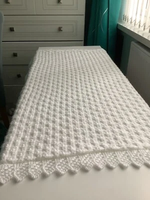 £25 • Buy Hand Knitted Baby Shawl
