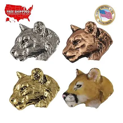 Creative Pewter Designs Cougar Mountain Lion  Lapel Pin Or Magnet M047 • $15.99