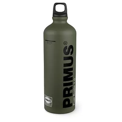 Primus Gasoline Fuel Bottle 1 Litre Motorcycle Emergency Petrol Can - Green • $38.77