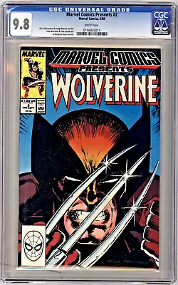 Marvel Comics Presents 2 CGC 9.8 WHITE PAGES Wolverine Man Thing Kung Fu Master • $0.99