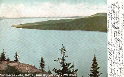 $0.47 • Buy Postcard ME Moosehead Lake Maine North Bay Little Kineo 1907 Vintage PC F2302