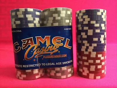 Vintage Joe Camel Casino Las Vegas Nevada Poker Chips (75) • $9