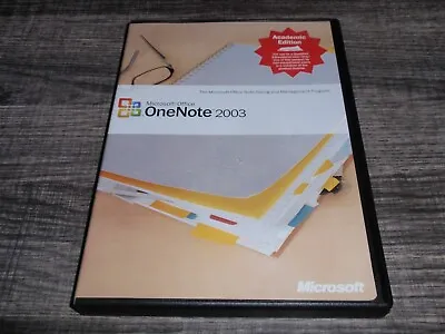 Microsoft Office OneNote 2003 PC CD-ROM +Resource CD Full Version For Windows XP • $6