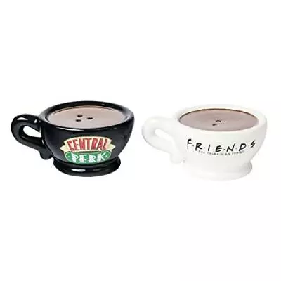 Silver Buffalo Friends Central Perk Mugs Ceramic Salt And Pepper Shaker • $26.79