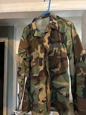 Military Fatigue Shirt Large Regular Air Force Euc • $9