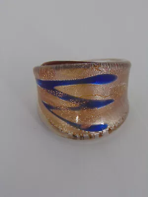 Murano Glass Ring Lampwork Size 7.25 • $4.49